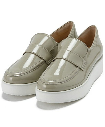 BYMC エナメル厚底ローファー▽◇§