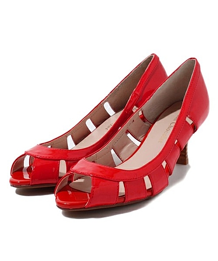 ボワソンショコラ/B サイドスラッシュ OPS60オープントウパンプス