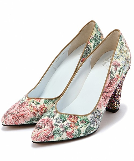 ★ボワソンショコラ/B IプレーンVパンプス85