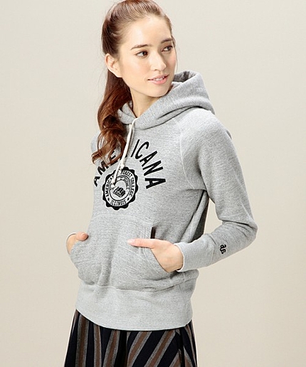 BY AMERICANA プリントスウェットプルオーバー