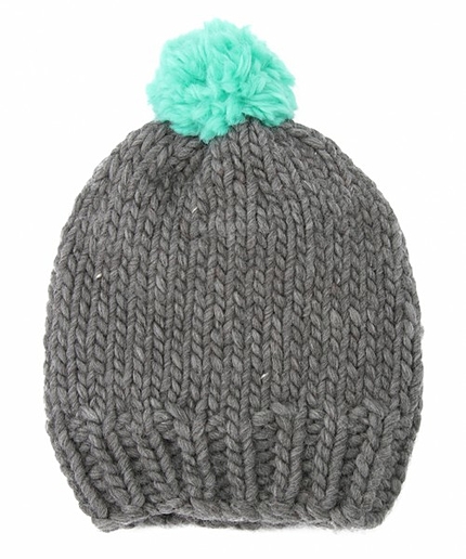 BY WOOL AND THE GANG ポンポンニットキャップ