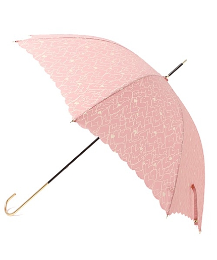 フェミニンハートスカラップアンブレラ