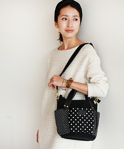 【予約】BYBC Folna別注 ドット3ポケットショルダー∵§