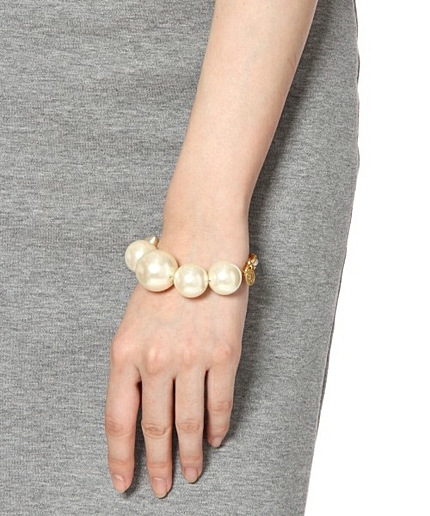 BYSF JUNCO PARIS パールモチーフ&チェーンブレスレット