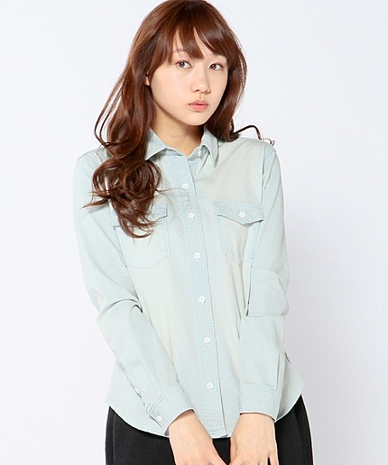 デニムレギュラーシャツ/AE DENIM REG SHT