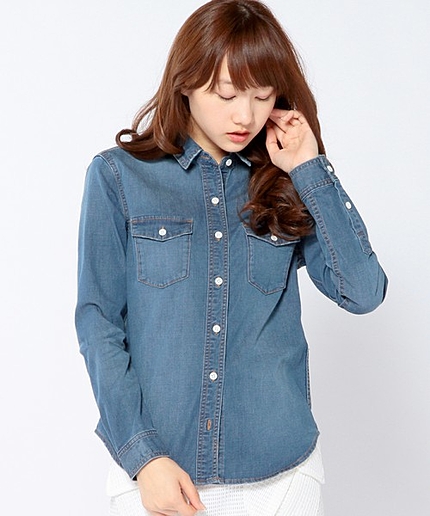 デニムレギュラーシャツ/AE DENIM REG SHT