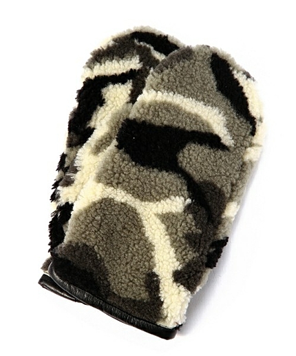 BY カモフラージュ ミトン グローブ◆§3