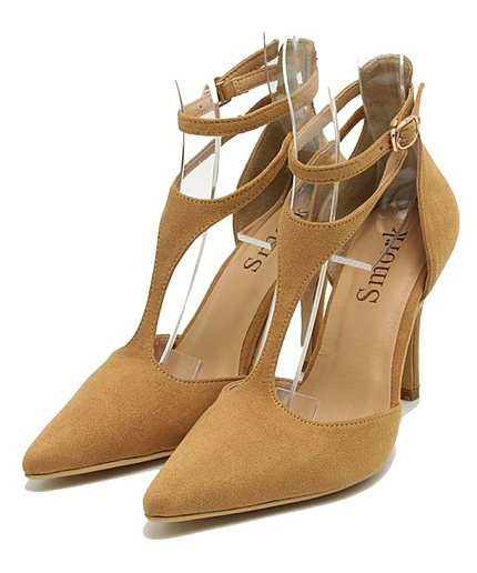 Yストラップパンプス