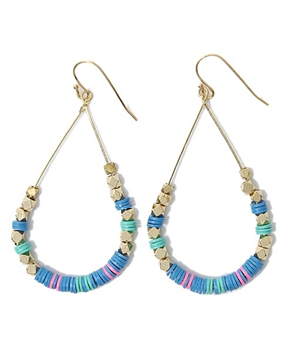 ○△［ガミン］Gamine  MIXビーズフープピアス