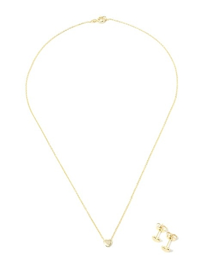 ○△KITSCH ハートネックレス&ピアス/SET