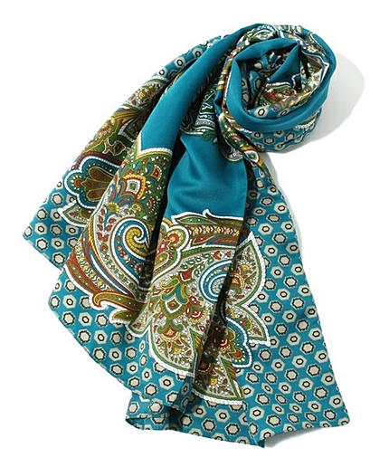 ○△FATTORSETA ペイズリースカーフ