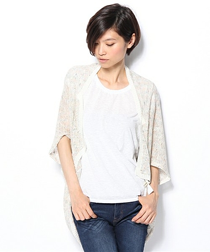 ○△GC A/C/N MIXガラ BOLEROカーディガン