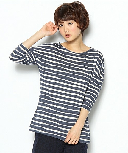 ○△GC リップルBOR PO カットソー