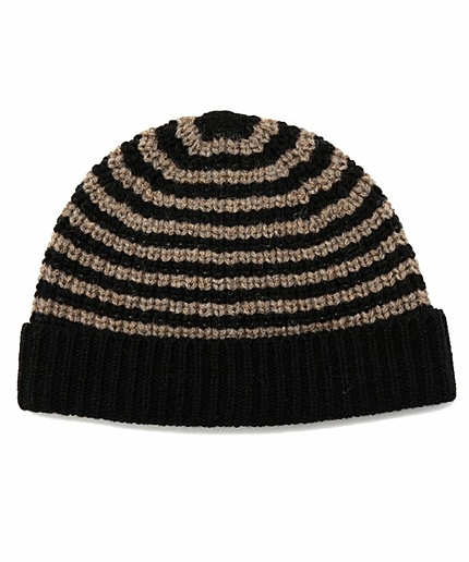 ＜MHL.＞ 38 BORDER KNIT CAP/ニット帽
