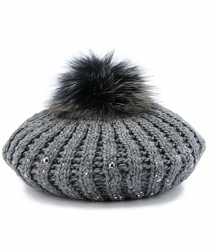 BYSF HATS&DREAMS スタッズニットポンポンベレー　◆◆◆