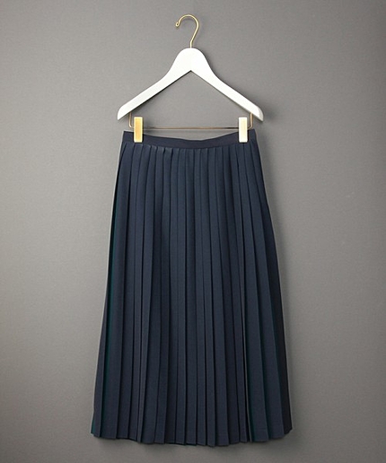 <6(ROKU)> 2TONE PLEATED SKIRT/スカート