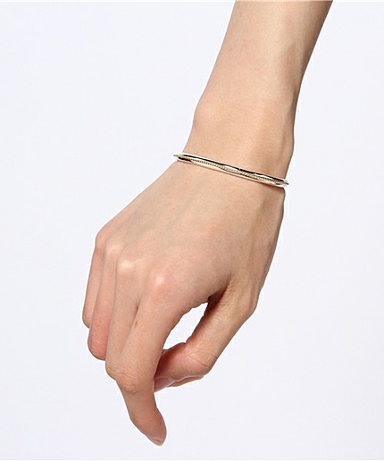 BY シルバー/ブラス ブレスレット