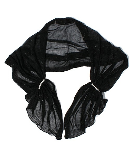 JP ラメ フェイクパール付き ストール / ショール