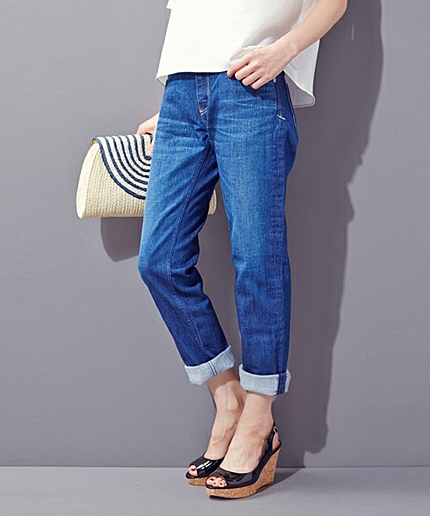 UA×YANUK（ヤヌーク） KAY スリム パンツ† ◇