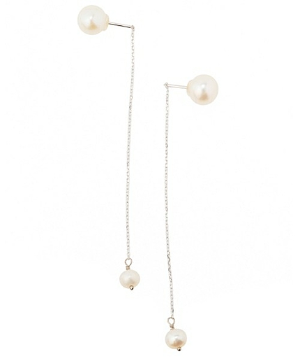 クレデュ クレ/CC&O セミプレシャス2ポイントPI ピアス