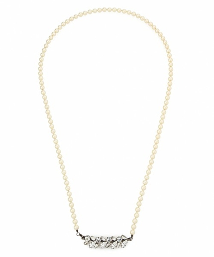 JPRD ビジュー/コットンパール ネックレス