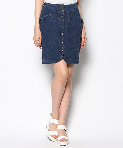 デニムライクジャージスカート