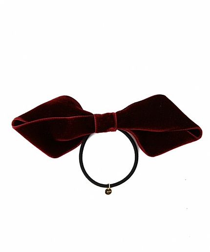 SA ベロアリボンポニー ヘアゴム