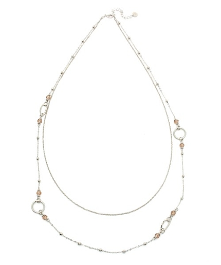 エレガンスＷチェーンネックレス