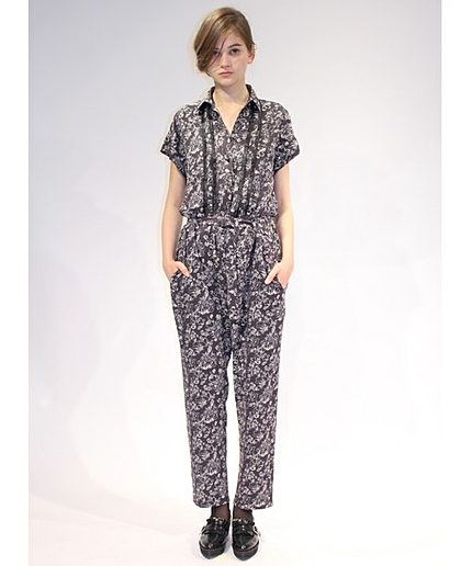 トリアセフラワープリントオールインワン