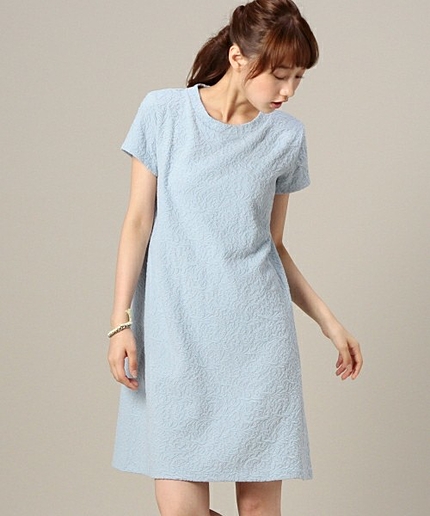 BYSF リーフジャカードAラインワンピース ◆◆