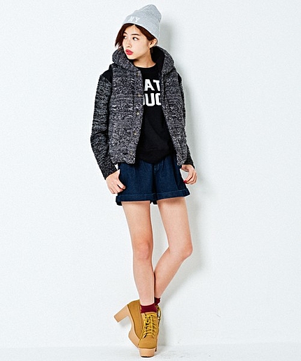 WEGO/タンクヒールブーツ