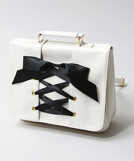 WEGO/レースアップリボンリュック