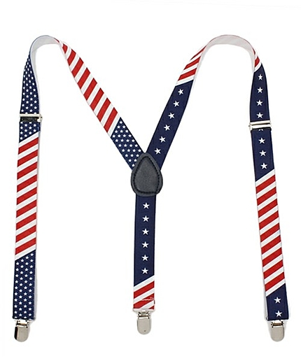 WEGO/柄サスペンダー