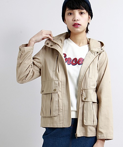 ΠWEGO/ミリタリーマウンテンパーカー