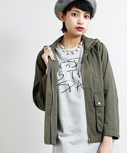 ΠWEGO/ミリタリーマウンテンパーカー