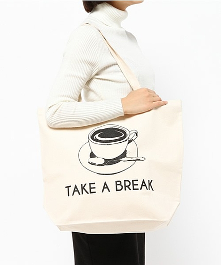 WEGO/TAKE A BREAKトートバッグ
