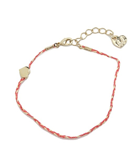 ハート・プレート紐ブレス