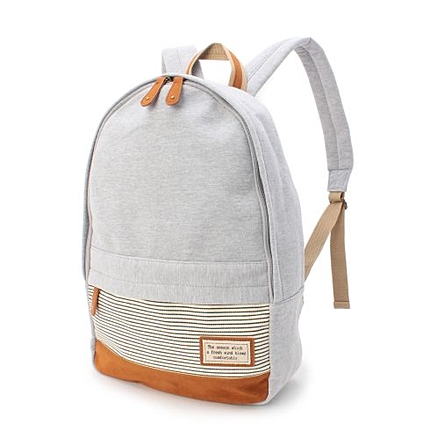 配色ボーダーリュック