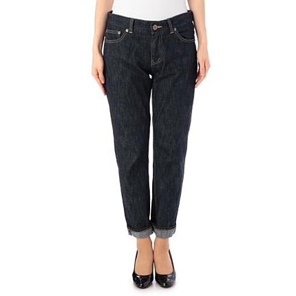 ストレッチボーイフレンドデニムパンツ