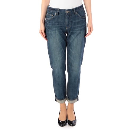 ストレッチボーイフレンドデニムパンツ