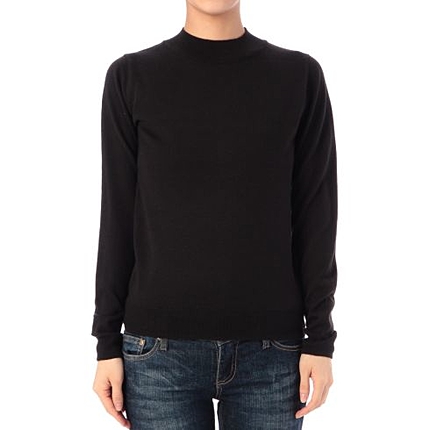 ベーシックハイネックニット