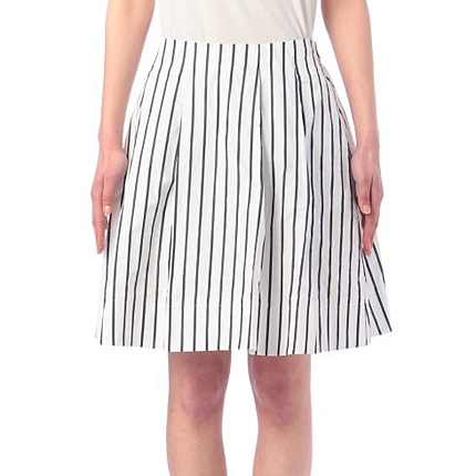 ストライプフレアスカート