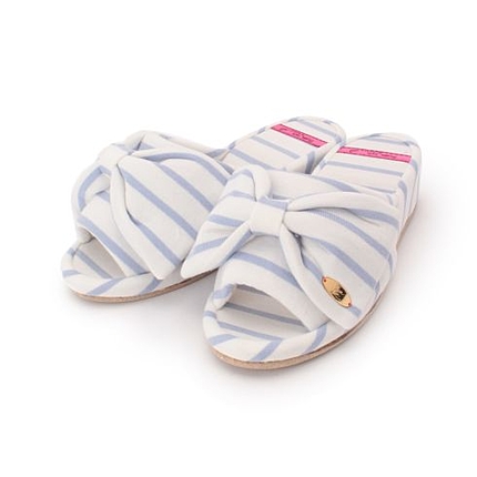 narue(ナルエー) シンプルボーダーヒールスリッパ