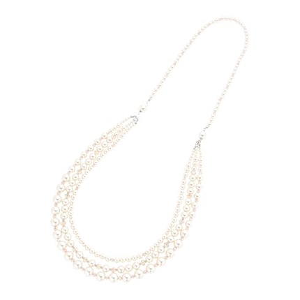 フェイクパール3WAYネックレス