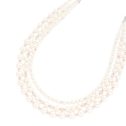 フェイクパール3WAYネックレス