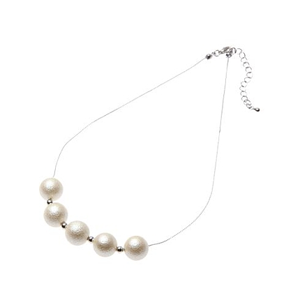 ビックバールビジューネックレス