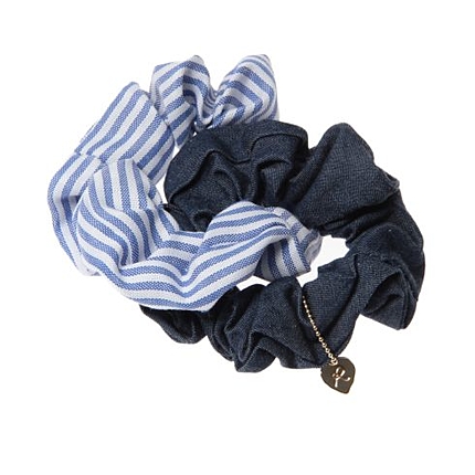 デニムストライプシュシュ