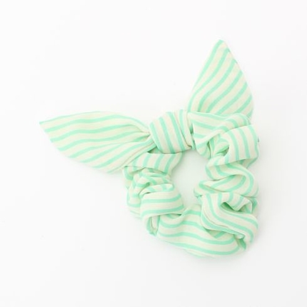 パステルボーダーリボンシュシュ