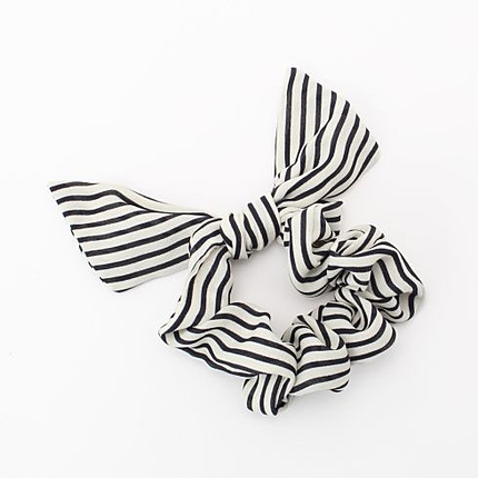 パステルボーダーリボンシュシュ