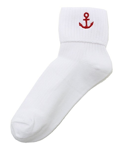 WEGO/折り返しマリンソックス